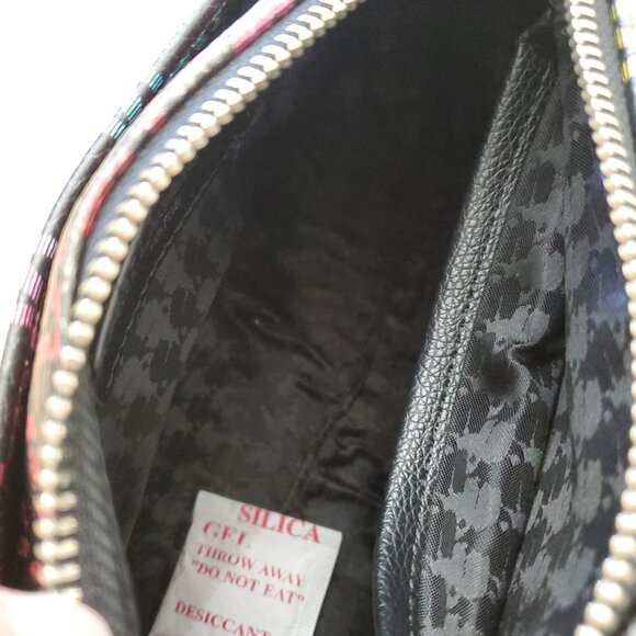 Karl Lagerfeld Paris Adele Faux Leather Rainbow Logo Crossbody Bag - Picture 16 of 16